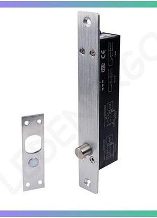 Електроригельний врізний замок gv-lemr-100a для дверей з силою утримання 1000 кг і таймером закриття