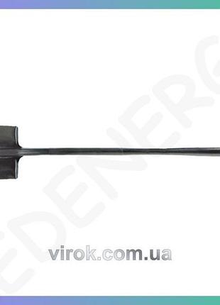 Лопата штыковая flo прямоугольная с металлическим черенком 120 см для копания и садоводства садовая лопата