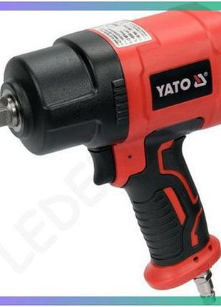 Гайковерт ударный пневматический yato 1/2" 1560 нм для промышленности и автосервисов ключ пневматический