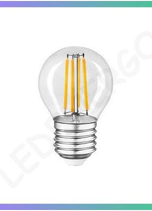 Світлодіодна лампа filament violux g45 4w e27 3000k енергозберігаюча лампа для освітлення led лампа