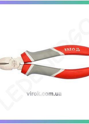 Бокорезы никелированные yato 160 мм универсальные щипцы для резки металла и проволоки