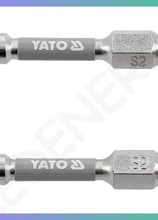 Отверточная насадка yato torx t10 х 50 мм никель 2 шт для ремонта инструментов