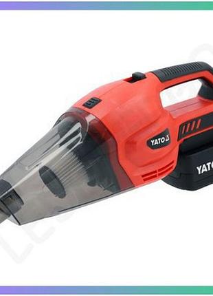 Акумуляторний пилосос yato 18 в 150 в hepa-фільтр для прибирання будинку і автомобіля бездротовий