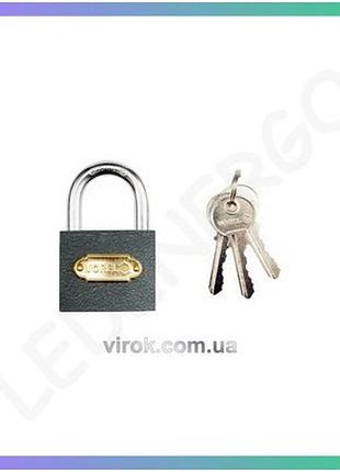 Навесной замок vorel чугунный 63мм ключевой замок для дверей и ворот безопасный замок