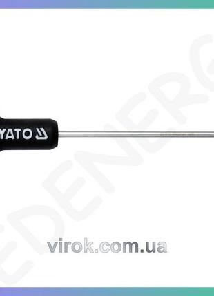 Ключ torx yato t8 двусторонний l100 мм для ремонта автомобилей и техники инструмент