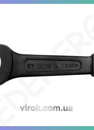 Ключ рожковый ударный yato 50мм 280мм хромированный ванадиевый сталь рожковый ключ для ремонта