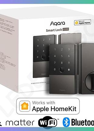 Розумний дверний замок aqara u100 біометричний для apple homekit з bluetooth zigbee 3.0 для дому