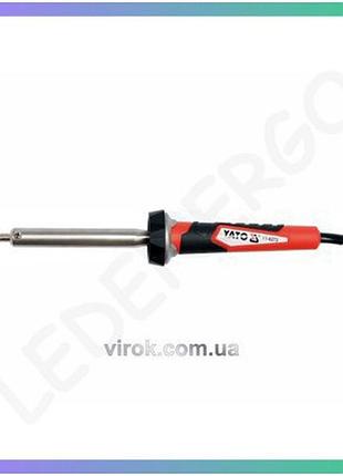 Паяльник сетевой yato 30 вт 400°c паяльник с медным жалом для электроники и проводов