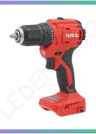 Аккумуляторный шуруповерт-дрель yato 18v бесщеточный 45 нм для мастерской и строительства патрон 13 мм