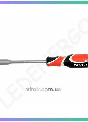 Викрутка торцева yato з магнітним наконечником 6 мм довжина 242 мм для шестигранних розеток