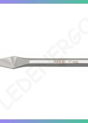 Зубило піка yato 125мм для копання та розбивання каменю інструмент для будівництва