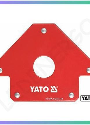 Магнітна струбцина для зварки yato 22,5 кг 102x155x17 мм для зapos;єднання металевих деталей магнітний кронштейн
