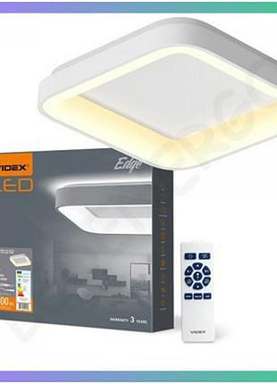 Led світильник videx edge-sc-72w білий 4700лм 2700k-6000k для освітлення приміщень світлодіодний