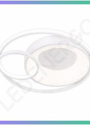 Led світильник duos violux круг 100w 3000-4000-5000k білий з пультом для освітлення до 25м2