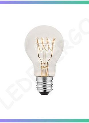 Світлодіодна лампа gtv filament spin st64 e27 4w 2200k для домашнього освітлення 360°