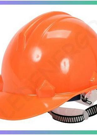 Каска vorel оранжевая hdpe защитный шлем для строительства и ремонта каска для головы
