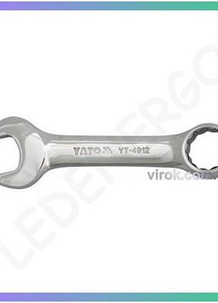 Ключ ріжково накидний yato crv 10 мм довжина 97 мм гайковий ключ для ремонту інструмент