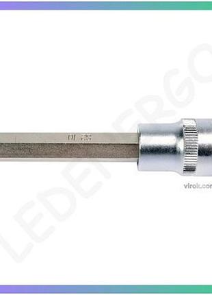 Головка торцевая yato 1/2 hex m10 удлиненная 100 мм для гаек и болтов ключ для гаек