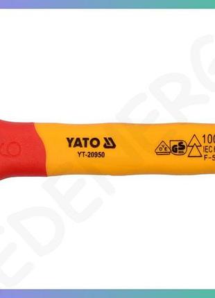 Ключ рожковый yato м6 мм vde до 1000v для электромонтажа рожковый инструмент