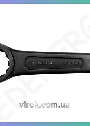 Ключ накидной ударный yato 60мм 270мм crv гаечный ключ для авто ремонта