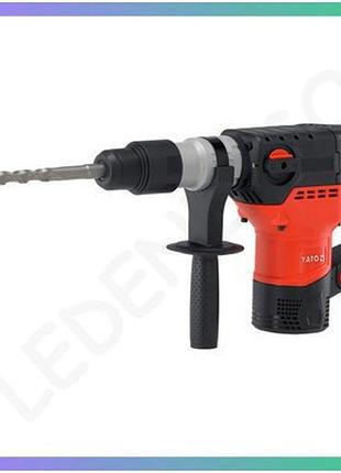 Перфоратор мережевий yato sds-max 1600вт 15дж для довбання та свердління бетону макс свердло 40мм
