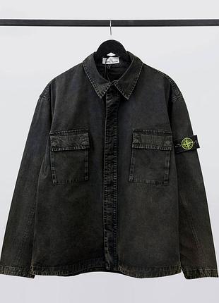 Чоловічий овершорт stone island з кишенями