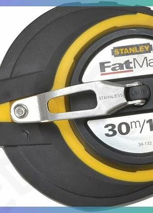 Рулетка stanley fat max сталева в закритому корпусі 30м 9,5мм для вимірювання довжини