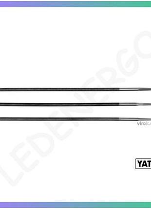 Напильники для гостріння ланок ланцюгів yato 4 мм 250 мм 3 шт набір для бензопил