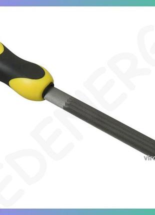 Напильник слюсарний stanley півкруглий 150 мм з драчовою насічкою для обробки металу інструмент