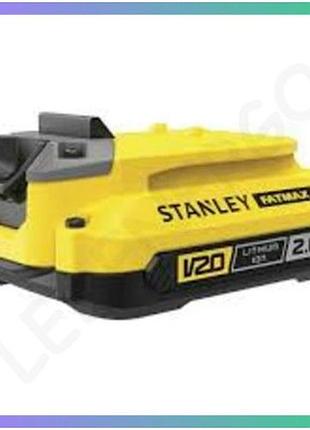Акумулятор stanley fatmax v20 2,0аг 18в літій-іонний для електроінструментів акумуляторний блок