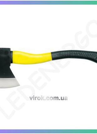 Будівельна сокира vorel 1 кг зі скловолоконною ручкою для рубання деревини та садових робіт