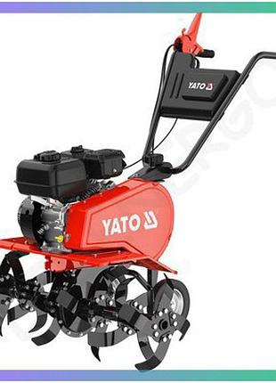 Бензиновый культиватор yato yt-85591 6,5 кс ширина борозды 340-780 мм глубина 160-300 мм для обработки почвы