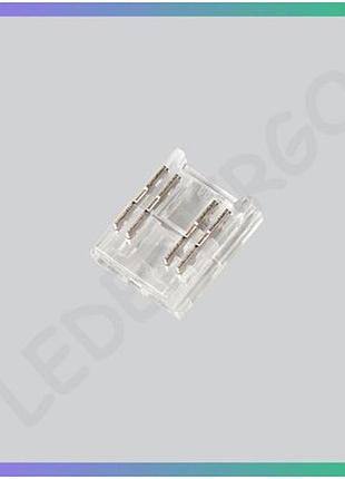 Роз'єм без пайки colors 10mm 4pin для світлодіодних стрічок підключення без паяння