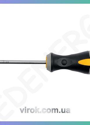 Викрутка зіркова vorel torx-security t20 100 мм crv для ремонту техніки монтажний інструмент