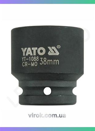 Головка торцева ударна yato 3/4 38 мм 6-гранна для гайкових з'єднань 57 мм ключ для гайок