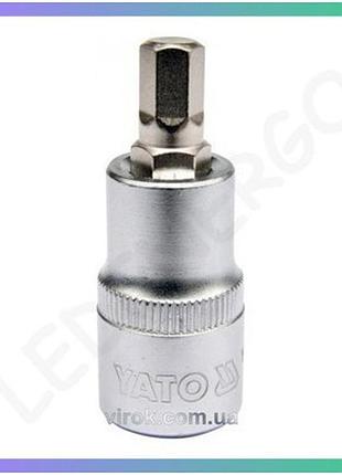 Головка торцевая yato 1/2 hex m8 длина 55 мм ключ для гаек и болтов