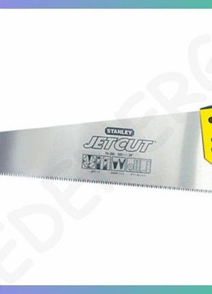 Ножовка по дереву stanley jet-cut hp 550мм 7 зубьев пила для древесины деревянная пила