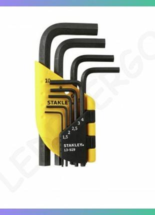Набор ключей шестигранных stanley expert 9од для ремонта механизмов ключи для гаек