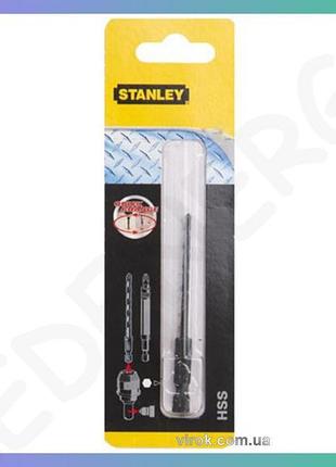 Сверло по металлу stanley super-lock hss ø5x62 мм хвостик hex 1/4 сверло по металлу