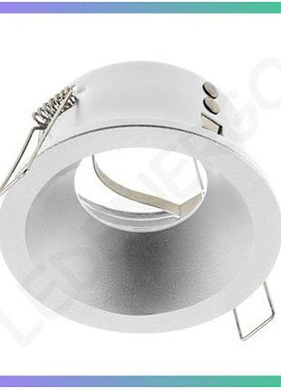 Світильник врізний точковий gtv elva білий ip54 ø85x45mm для освітлення офісів і ресторанів