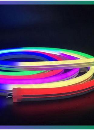 Світлодіодний неон oledim 6x12 ip68 12v rgb pixel для освітлення в приміщеннях і на вулиці 20м мін зам 20м бобіна