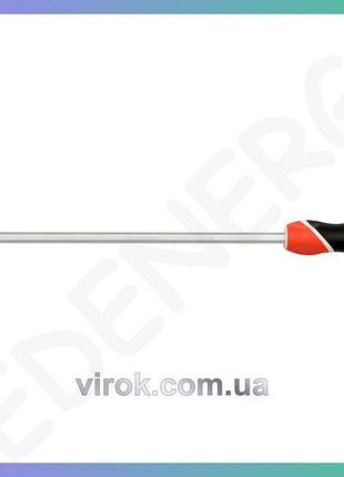 Отвертка плоская ударная yato sl8 250 мм шлицевая для ремонта и монтажа слесаря инструмент