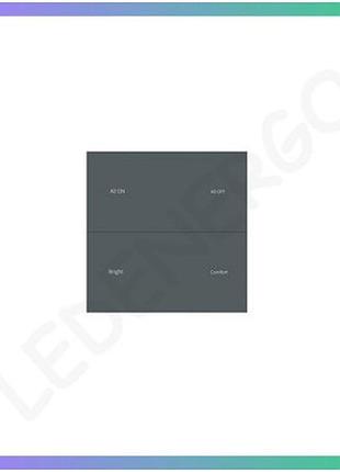 Сенсорна панель deya zigbee на 1 зону темно сірий дистанційне керування для освітлення розумного дому