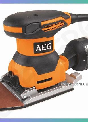Вибрационная шлифмашина aeg fds140 260вт платформа 115-140мм для шлифовки древесины и металла