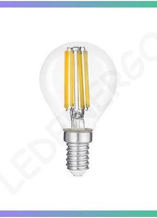 Світлодіодна лампа violux filament g45 9w e14 4000k енергозберігаюча лампа для освітлення