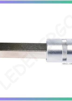 Головка торцевая yato 1/2 hex m17 удлиненная 100 мм для гаек и болтов инструмент для ремонта