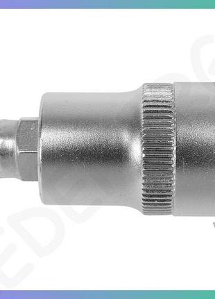 Головка торцевая yato 1/2 дюйма spline m10 для гаек и болтов l=55 мм ключ для гаек