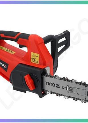 Электрическая пила цепная yato 1200 вт 12 дюймов для резки пенобетона и керамики