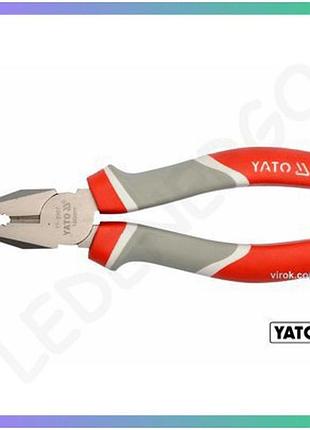 Комбинированные плоскогубцы yato 180 мм универсальны для работы с металлом и электричеством инструмент для ремонта