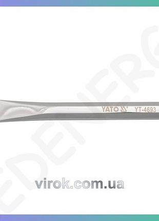 Зубило плоское yato 130 мм cr-v резак для обработки металла стальной инструмент для резки